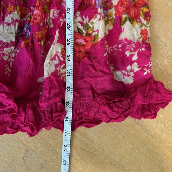 Forbidden Los Angeles Skirt Womens Large Boho Floral Maxi Rayon India - Picture 6 of 6